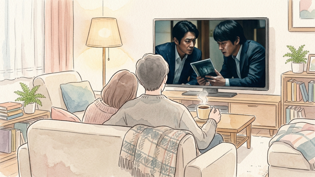 ドラマ『一次元の挿し木』で七瀬悠と石見崎唯がDNAの謎を追う緊迫した場面
